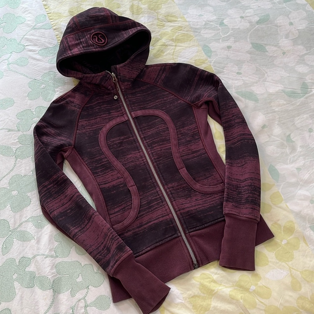 lululemon athletica Maroon and Black Jacket